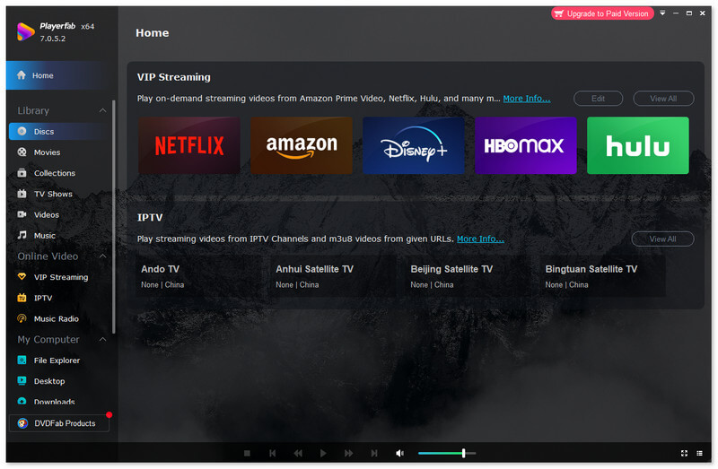 Playerfab Interface