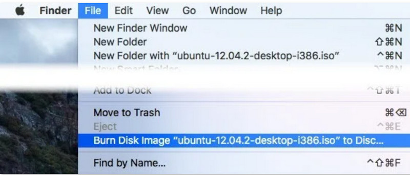從 Finder 視窗刻錄