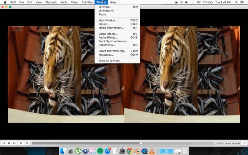 VLC riproduce video 3D