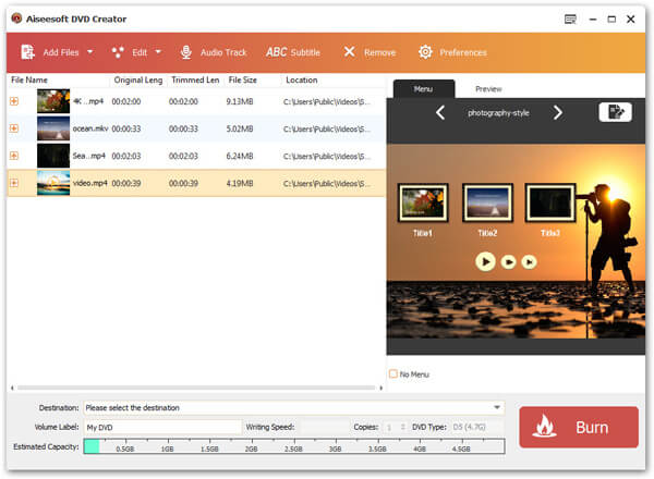 Aiseesoft DVD Creator
