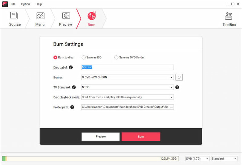 Wondershare DVD Creator
