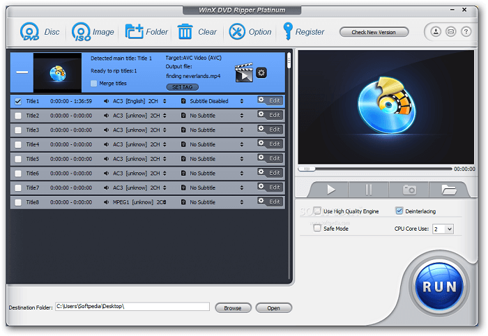 WinX dvd-ripper platina