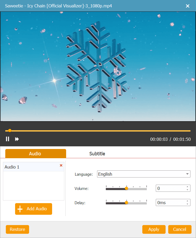 편집 오디오 추가