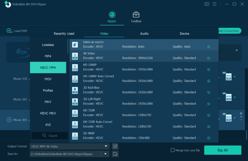 Customize Audio Ripping Parametersd Resolution