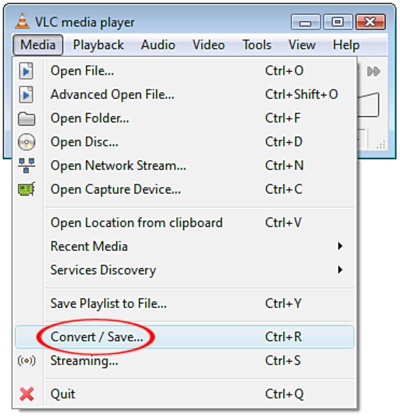 VLC Convert Disc