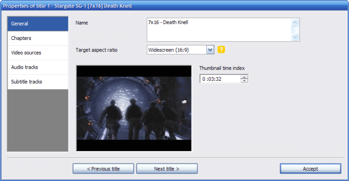 Software per menu DVD Flick Free