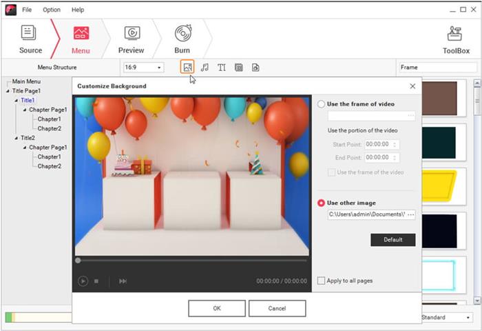 Wondershare DVD Creator modifica i video