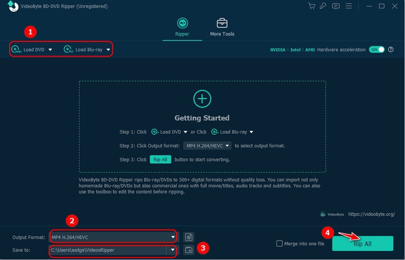 Come usare Videobyte BD DVD Ripper