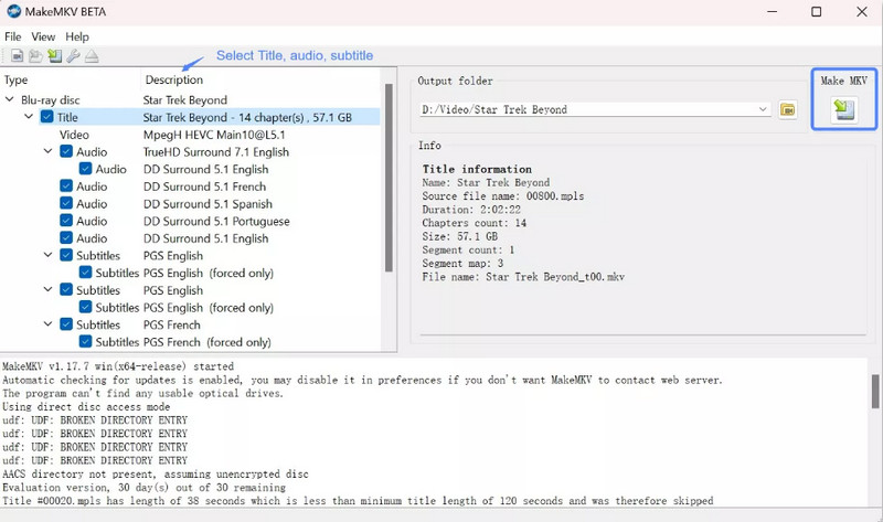 Makemkv Bate Rip DVD