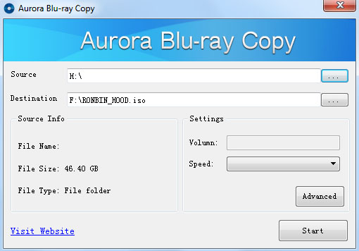 Aurora Blu-ray-kopie