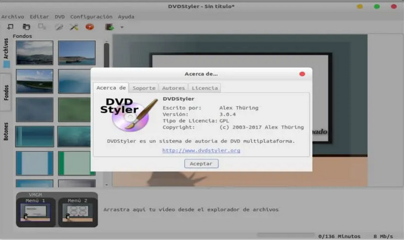 Dvdstyler Creando DVD