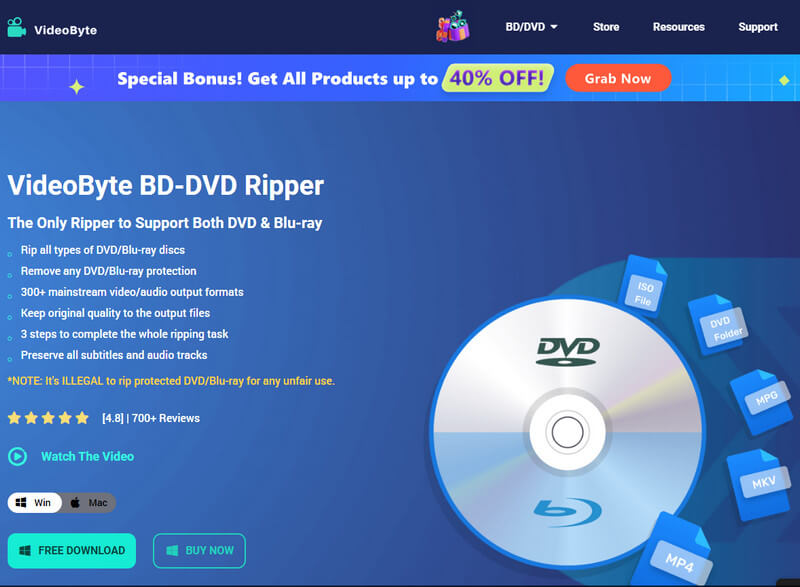 Videobyte BD DVD Ripper