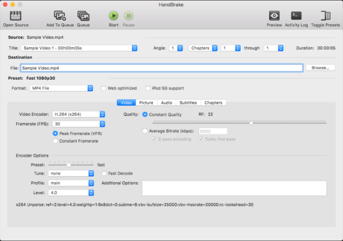 Copiar Blu-ray en Mac con HandBrake